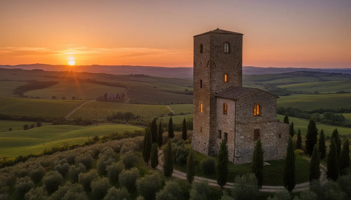 Hébergement insolite en campagne toscane : 6 refuges romantiques
