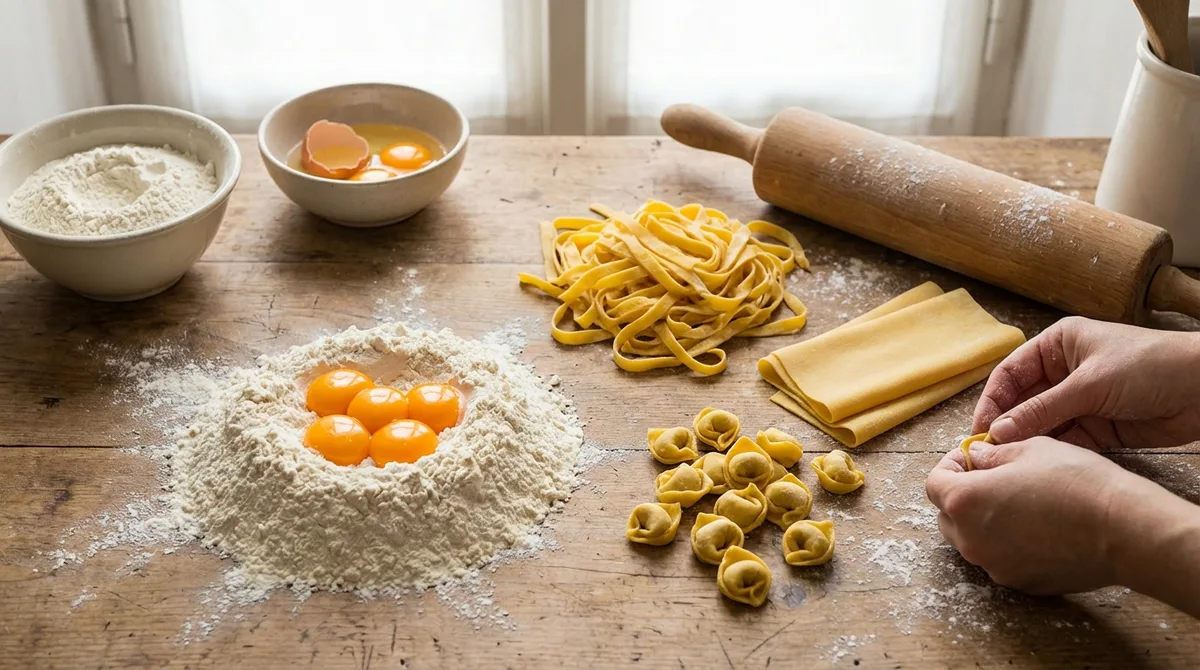 Pâtes fraîches italiennes : recette, techniques et formes régionales
