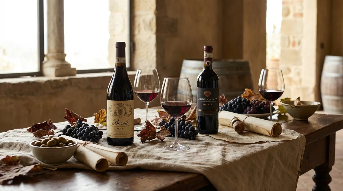 Vins italiens : guide des régions, cépages et appellations DOCG